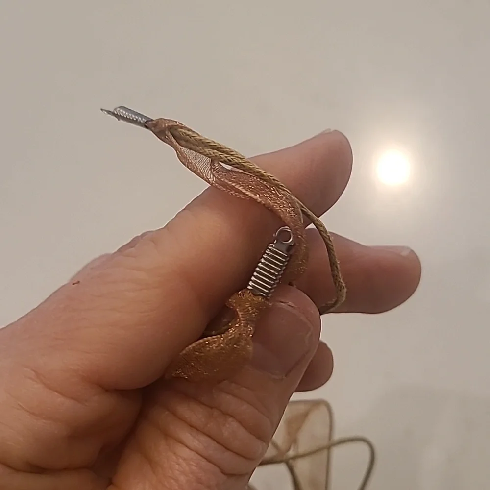 Brown Glass Heart Pendant